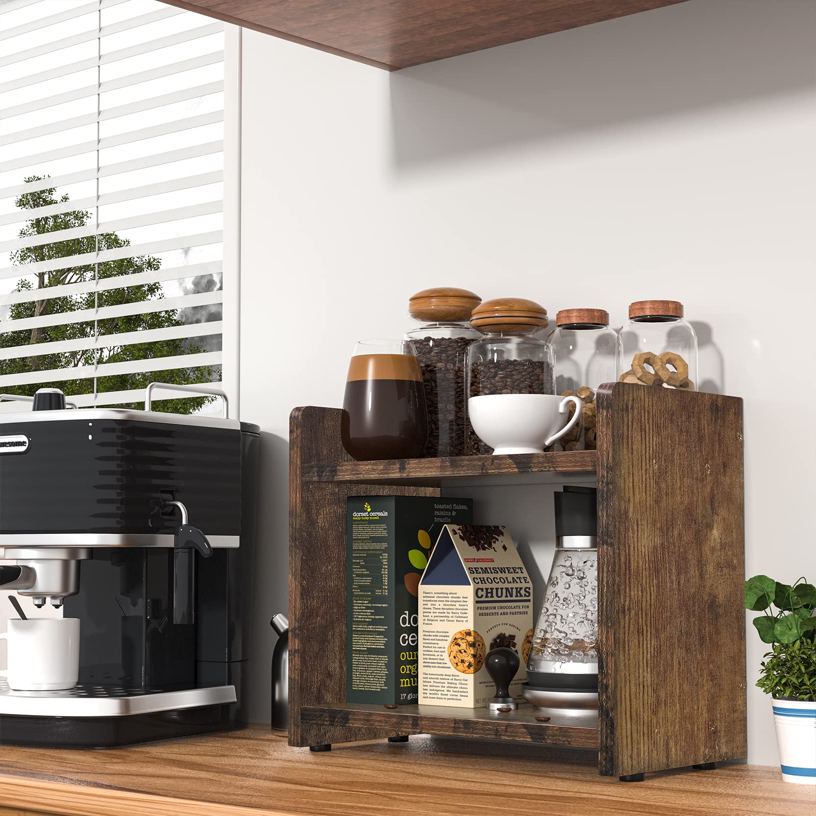 Amazon｜Giikin カウンタートップシェルフオーガナイザー 2段 キッチン