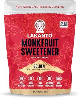Lakanto monkfruit sweetener, golden, 235g