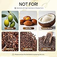 Vista 3 de Máquina de prensa de aceite de 1500 W Expel, acero inoxidable eléctrico automático frío caliente con panel de control inteligente, pantalla táctil