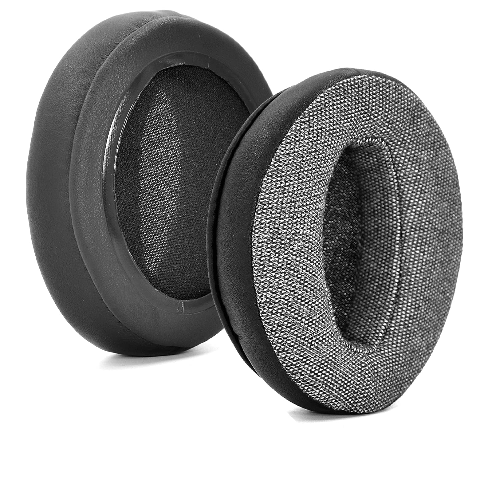 defean Replacement Gray Fabric HD4.50BT, HD4.50BTNC, HD4.40BT Memory Ear  Pads Cushion Compatible with Sennheiser HD 4.50BT, HD 4.50BTNC, HD 4.40BT Bluetooth  Headphones (PU+Fabric) : Electronics