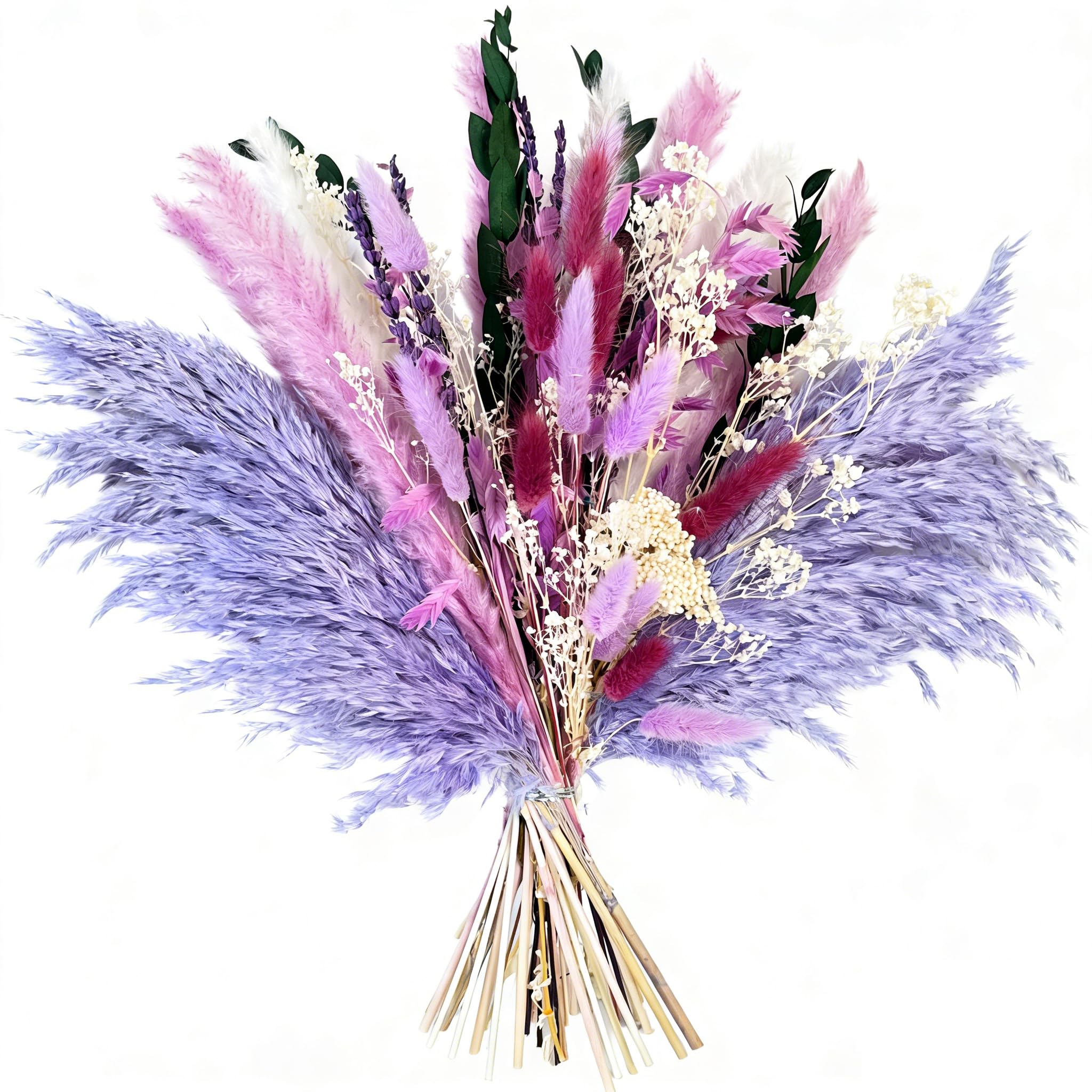 XCMC Purple Dried Flower Bouquet