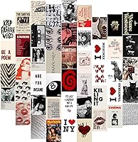 KBKBART 50pcs Y2K Downtown Girl Wall Collage Kit - Coquette Aesthetic 4x6 Prints, Vintage Retro Posters for Bedroom Dorm Decor