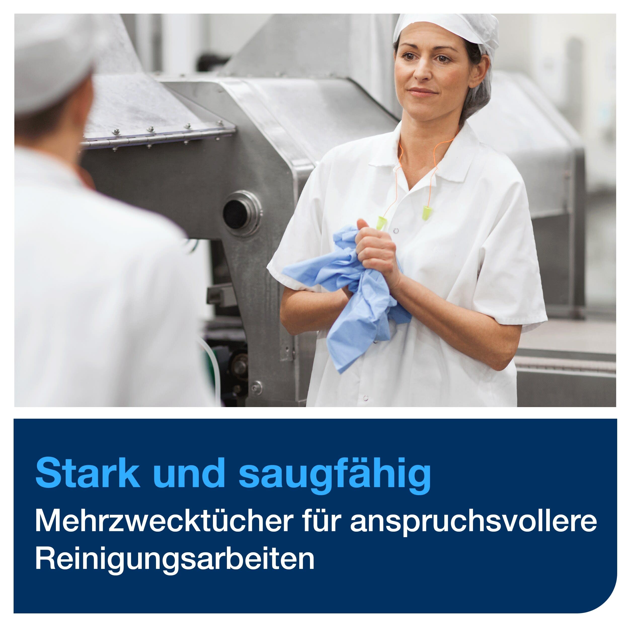 Tork Extra Starke Reinigungstücher Weiß W4, Mehrzweck, 4 × 105 Tücher, 530179