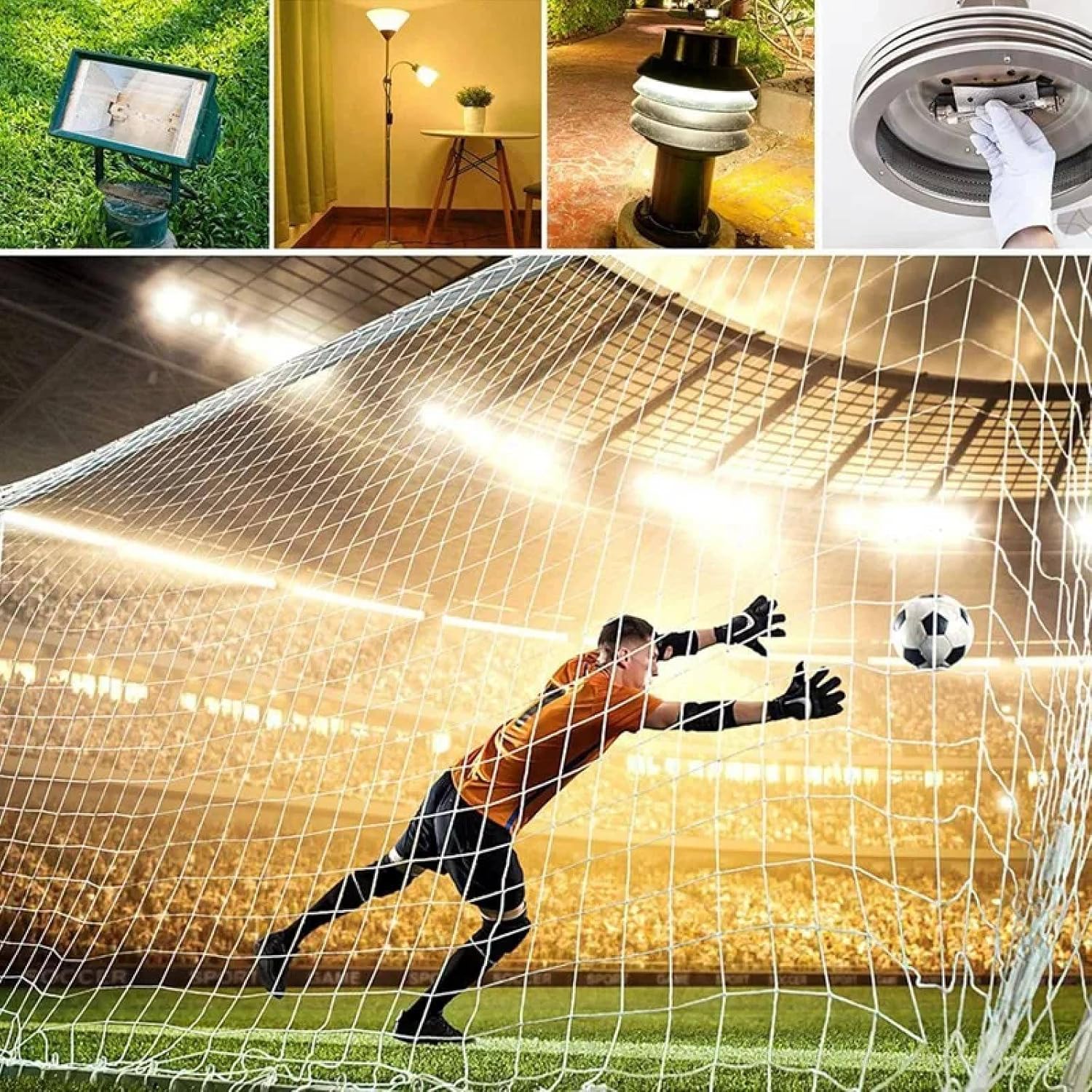 R7S Halogen Bulbs - Double-Ended Quartz, 1000W, 2700K Warm White, Dimmable, for Work, Safety, Landscape Lighting (5-Pack) 10PCS