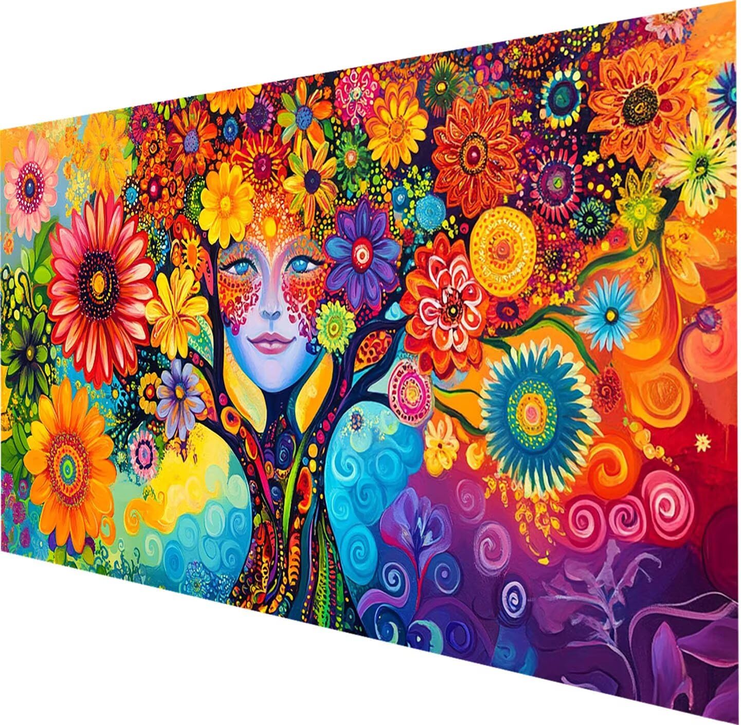 Diamentowe malowanie drzewo, 5D DIY okrągłe rzemiosło 60x120cm z0-30