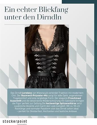 Damen Loredana Mini Dirndl (1er Pack)