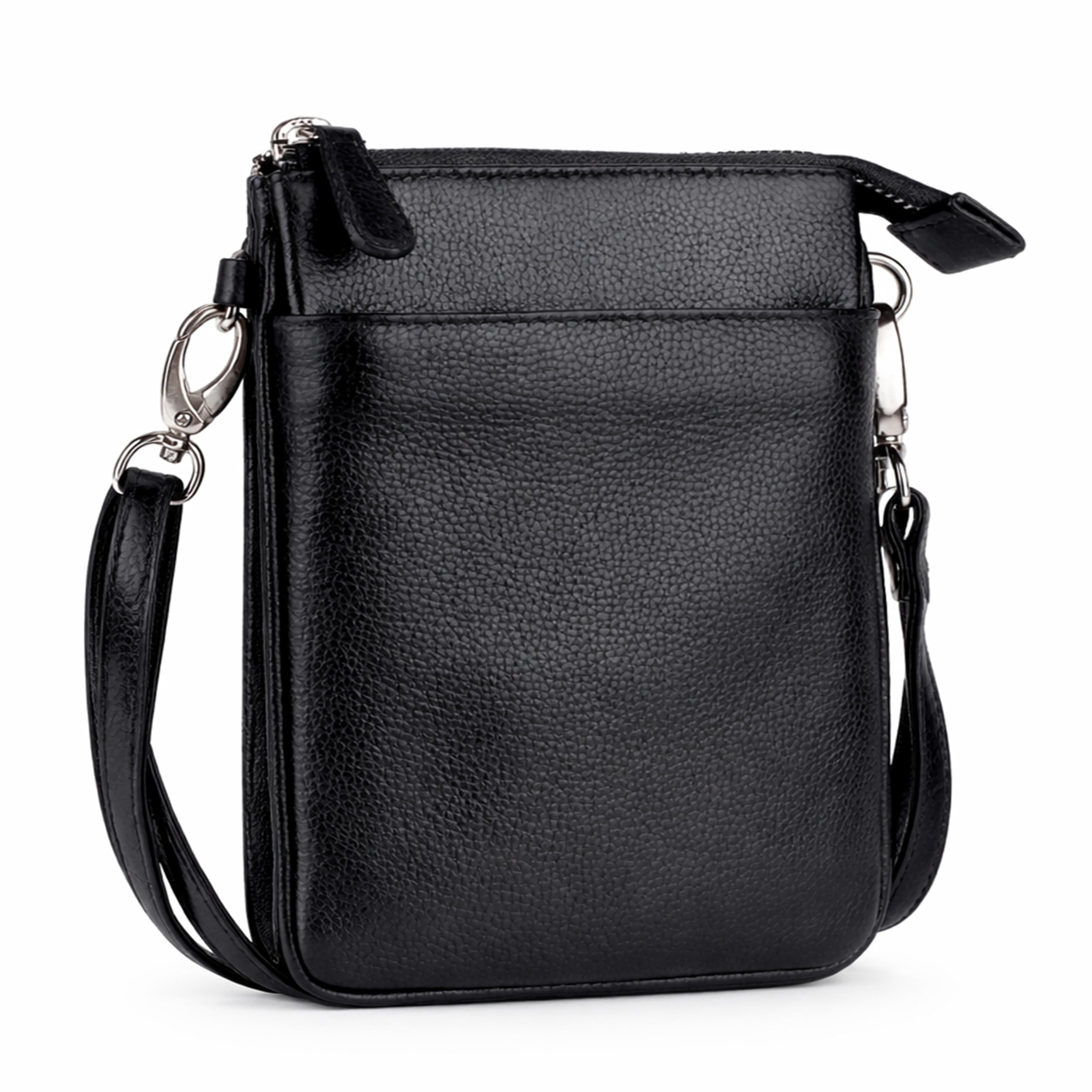 HAMMONDS FLYCATCHER Genuine Leather Sling Bag for Women Stylish Crossbody Bag for Women Compact Lightweight Ladies Sling Bags for Woman with Adjustable Strap for Daily Use