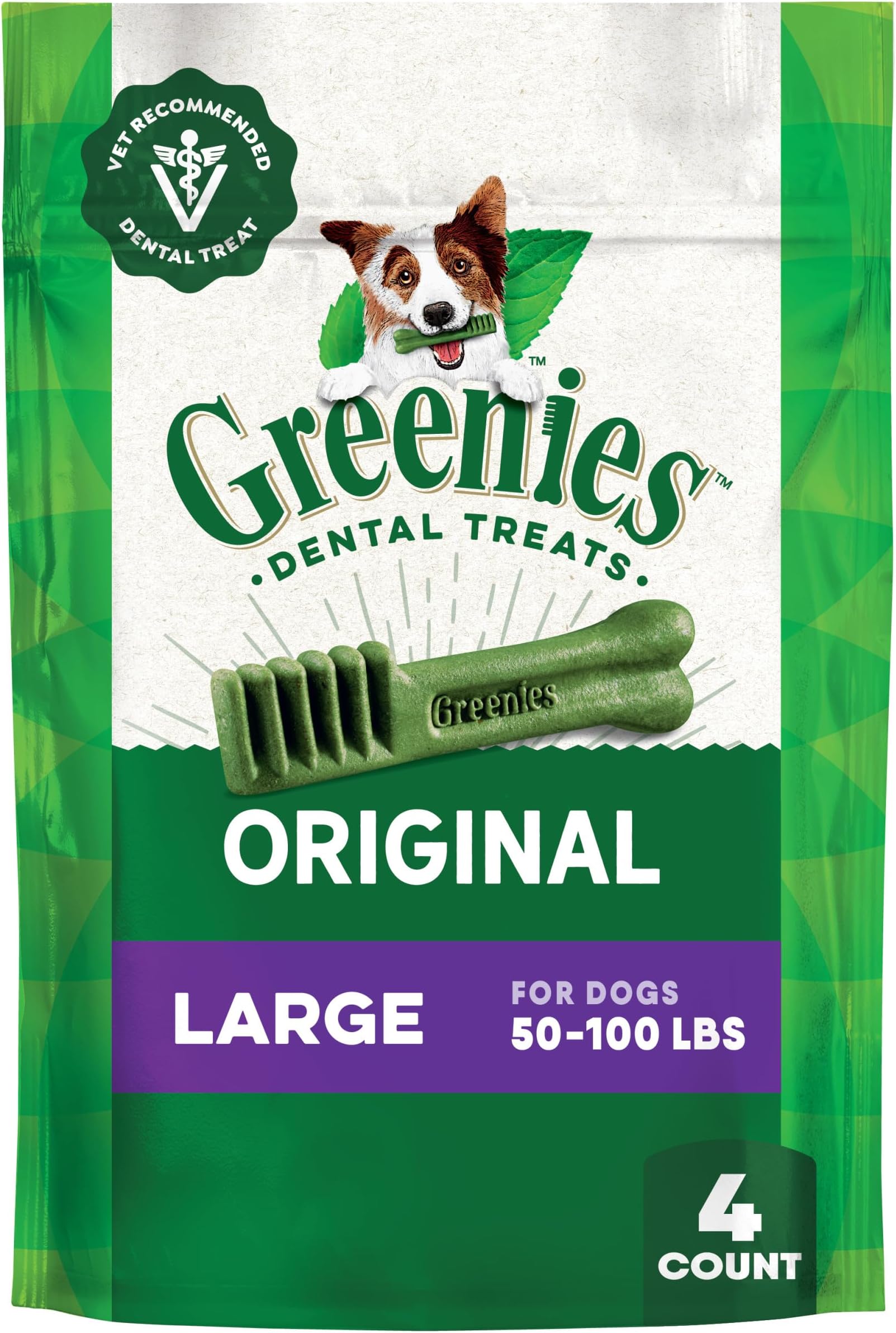 Greenies MINI TREAT-PACK (4pcs) LARG