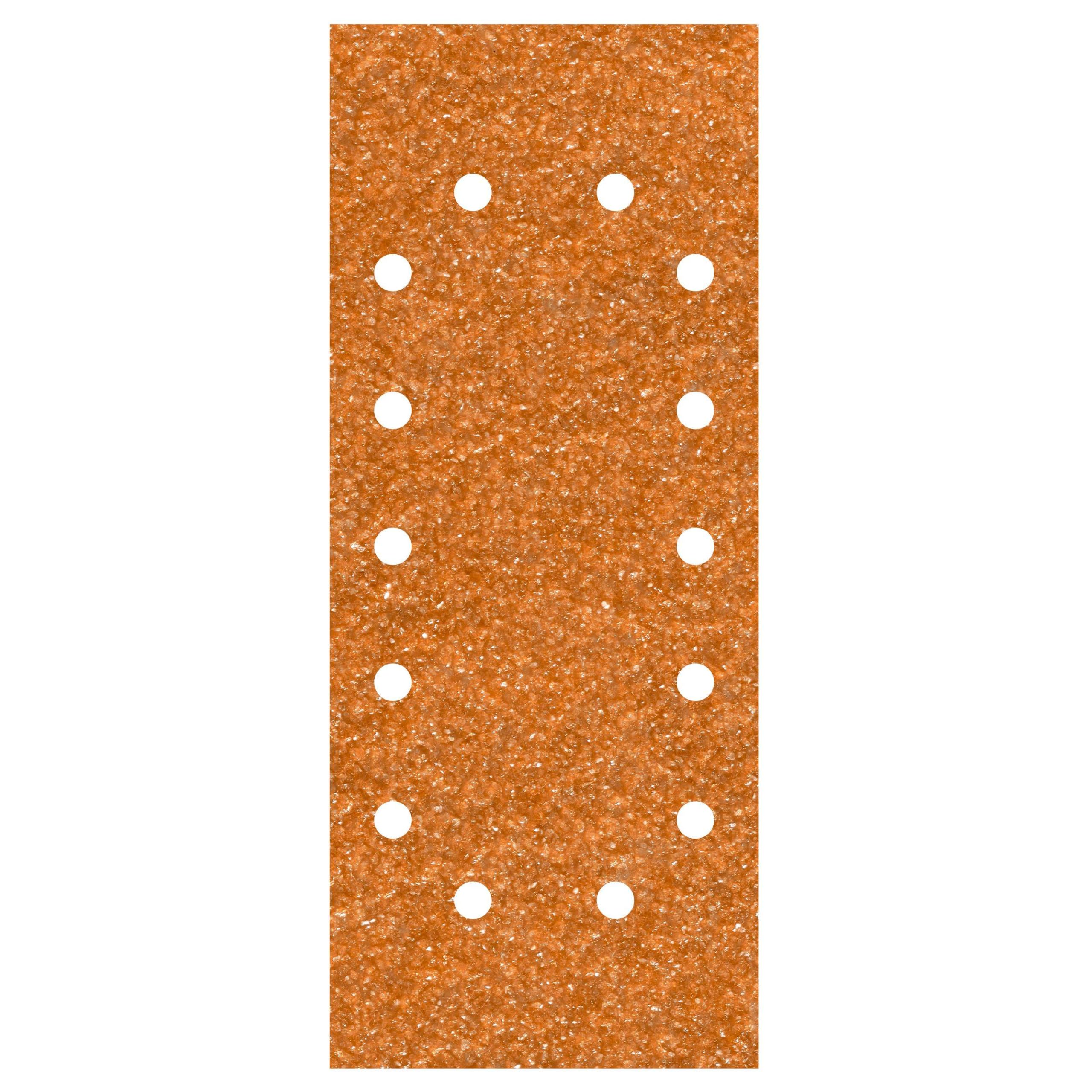 Wolfcraft Orange 5 Easy-Fix Sanding Sheets For Wood/Metal, 115 X 280 Mm, Grain 120 I 1983000
