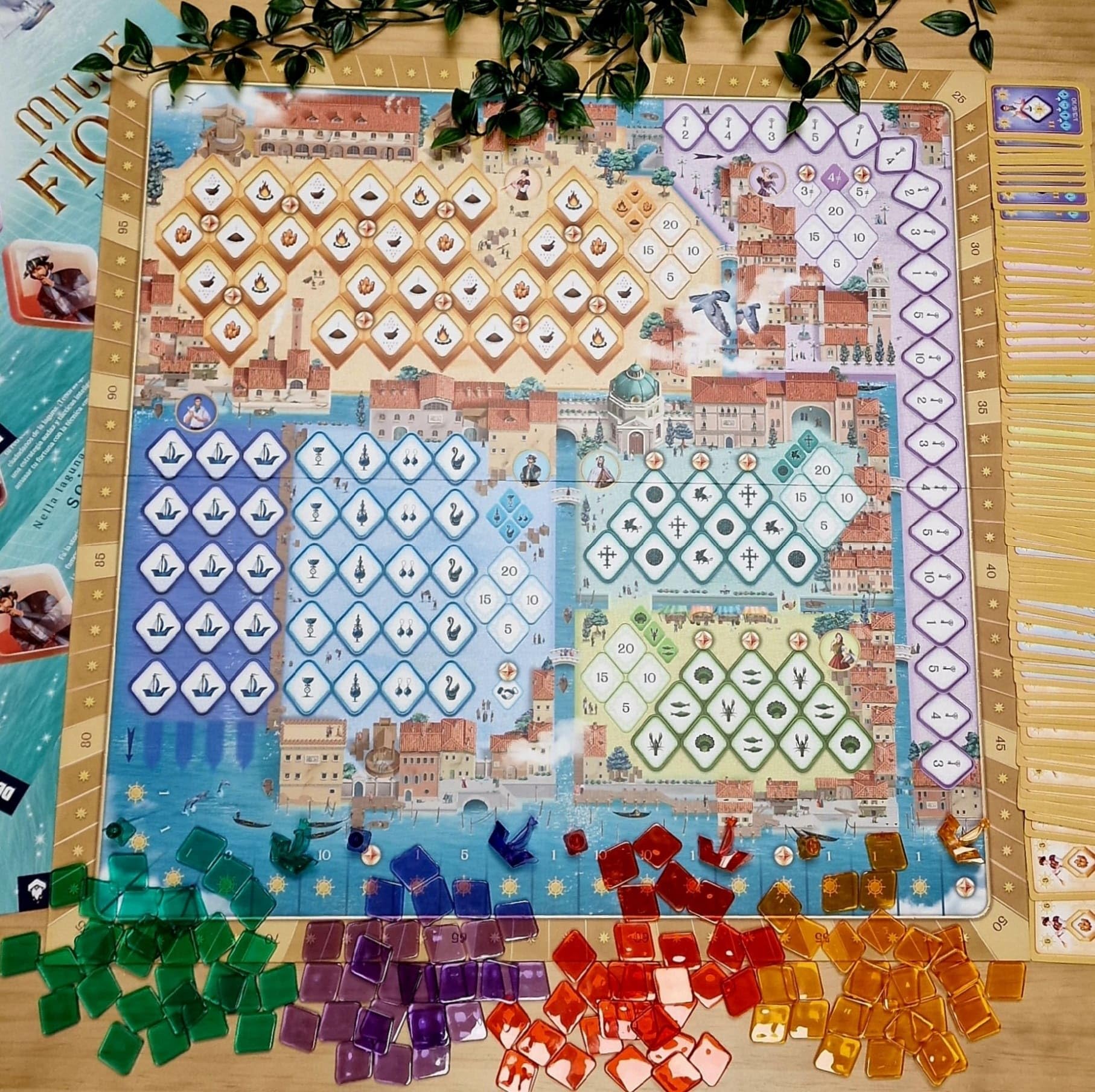DEVIR - Mille Fiori, Jeu de Société Ingénieux Avec Amis et Famille, 10 Ans et Plus (BGMILLEEC)