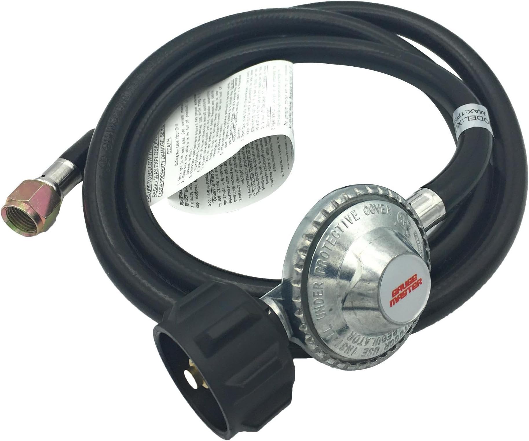 12ft Propane Hose Adapter F271803 with Regulator