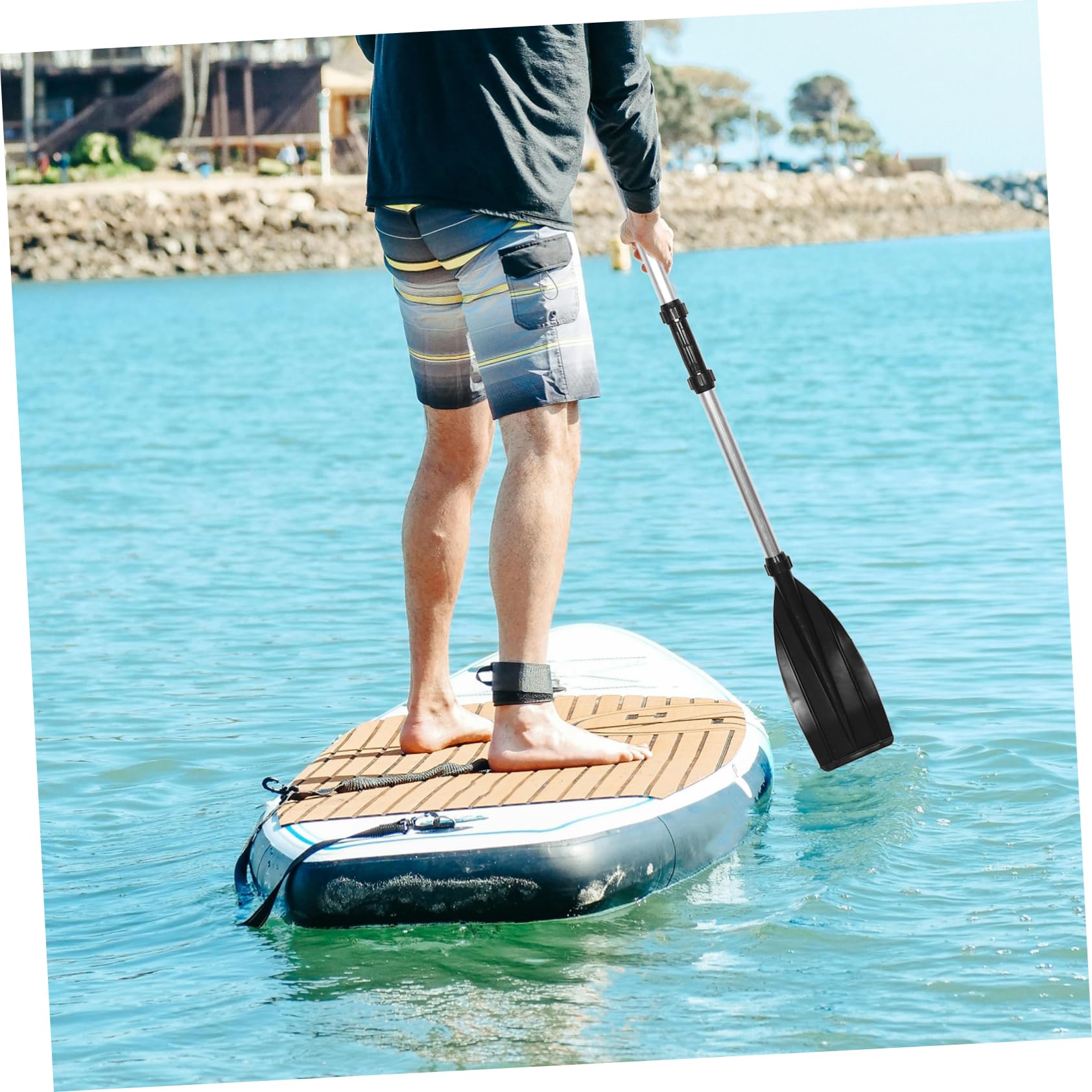 HANABASS Flusspaddel Bootsruder Ersatz-kajakpaddel Kanu-ruder Paddleboard Kajakpaddel Schlauchpaddel Paddel Für Kajakfahren Ruder Für Wasserfahrzeuge