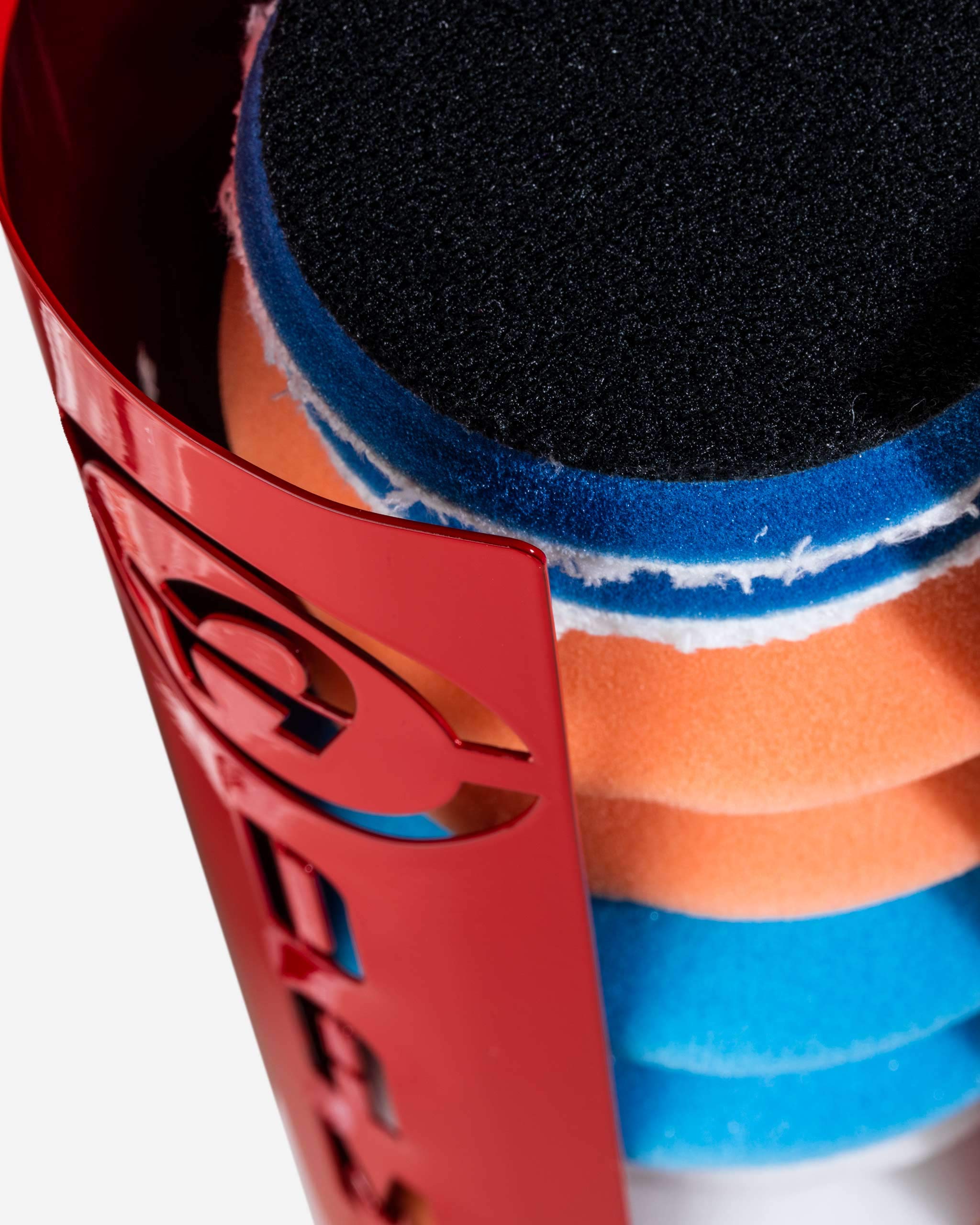 Adam's Polishes Polishing Pads Dispenser, Thick Gauge Steel Construction - Durable, All Metal System Safely Stores All Your Pads for Polishing (4 Dispenser)