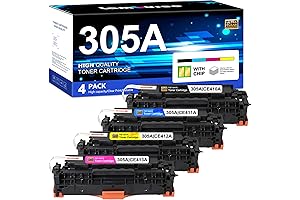 HP 305A Toner Cartridge 4-Piece Combo Pack