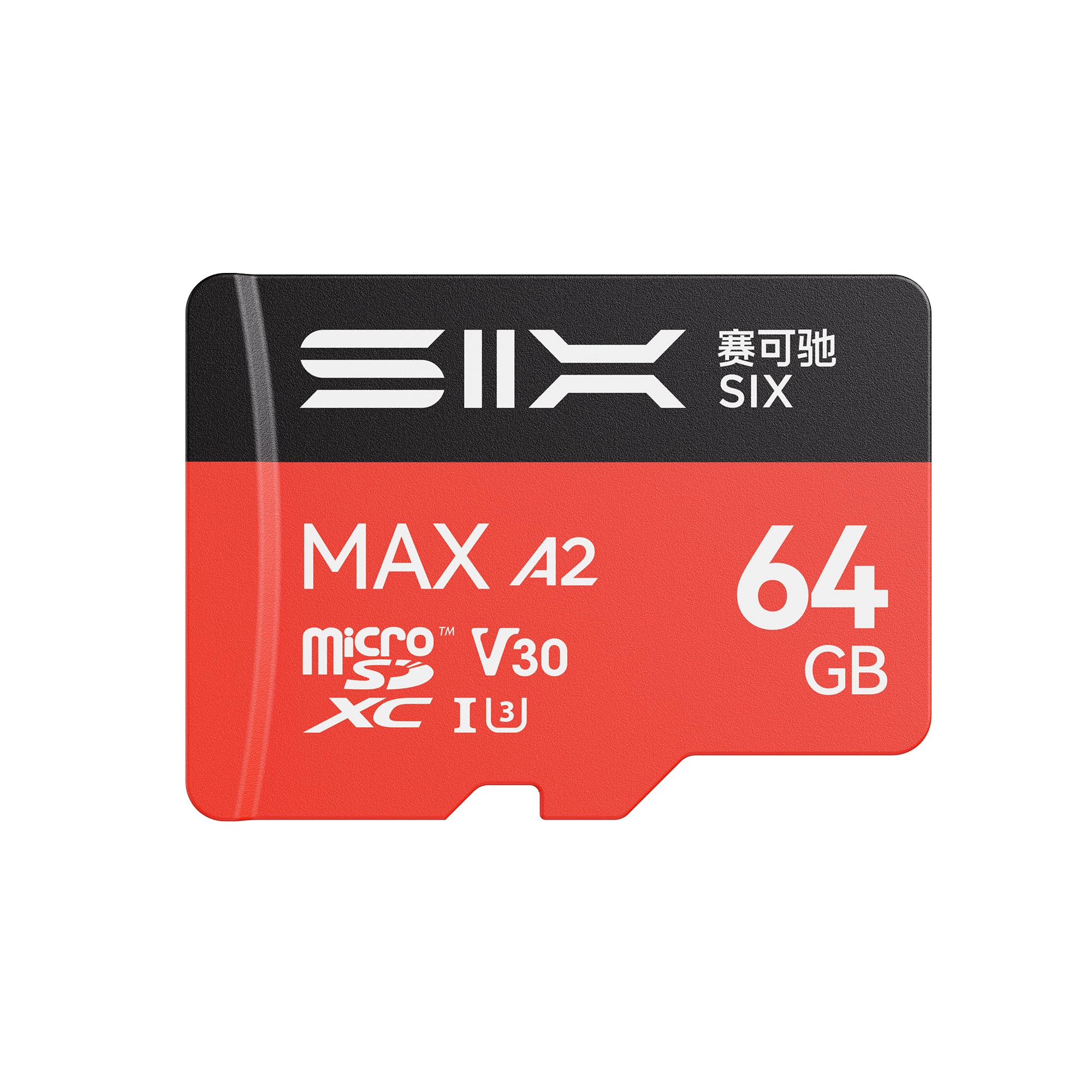 Amazon | SIX M200 64GB Micro SDカード読み取り最大190MB/秒 4K UHD