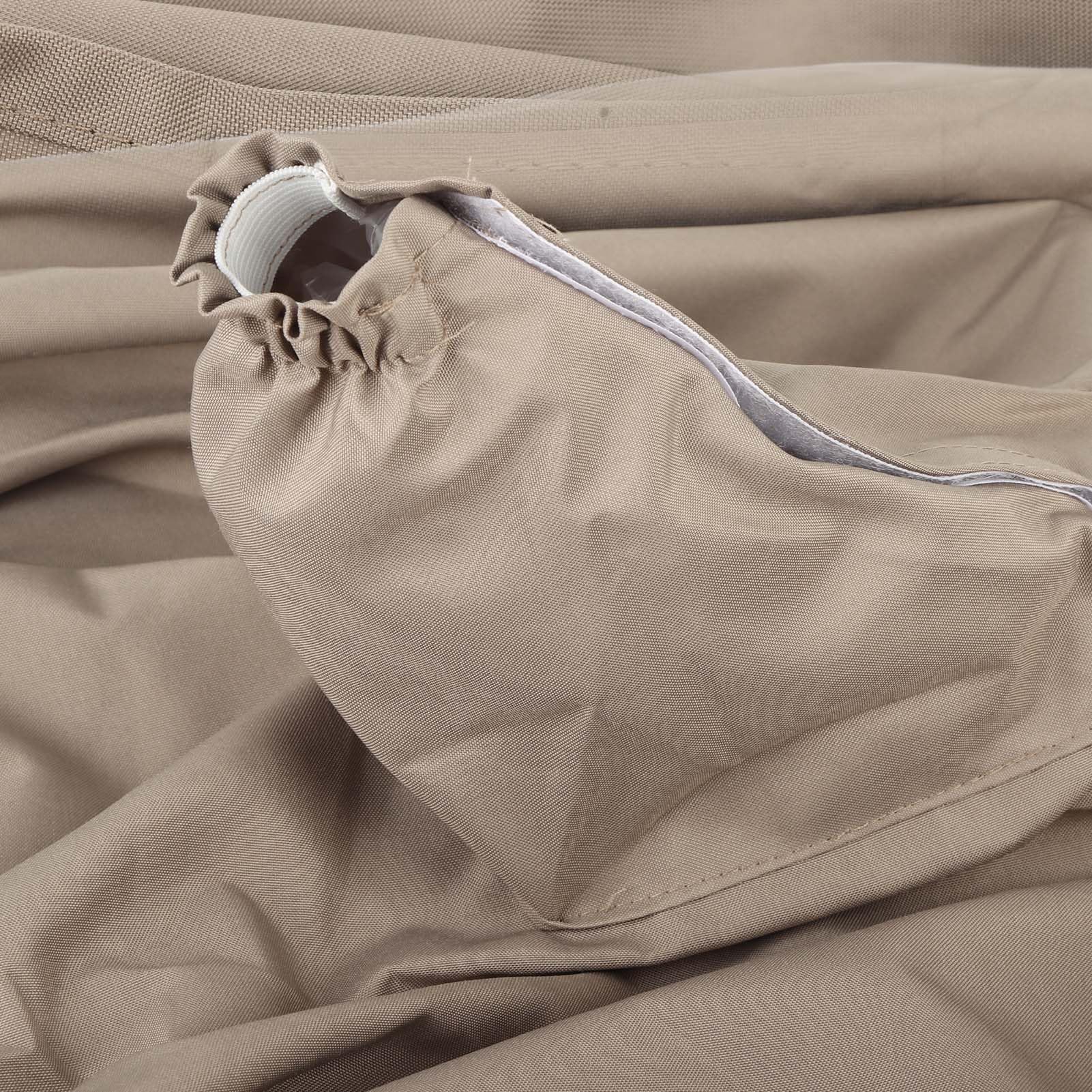 MCDSAJ 10ft SquarePatio Parasol Cloth, Umbrella Replacement Top, Outdoor Table Umbrella Double Layer Cloth, Sunshade Umbrella Cloth Replace for Garden Backyard Pool Umbrellas Cantilever Parasols