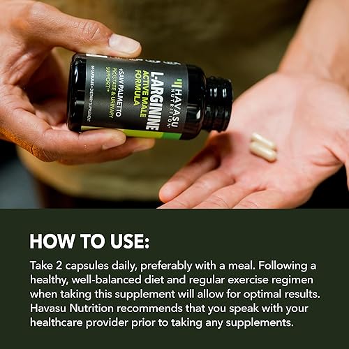 Miniatura 25 de Potente suplemento de óxido nítrico de fórmula 2X con 1,800 mg de L-arginina y 100 mg de corteza de pino francés, para rendimiento y resistencia