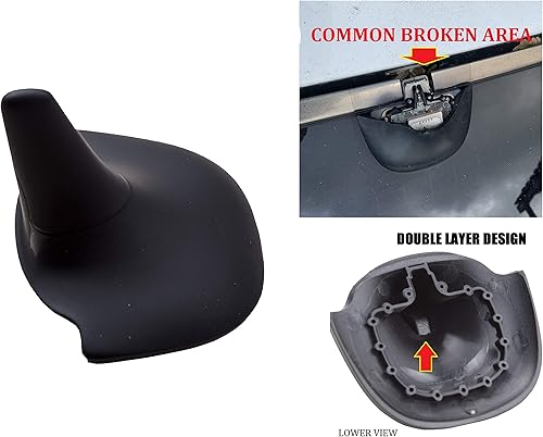 Miniatura 2 de Cubierta de antena de radio GPS de techo reforzado negro compatible con Mercedes W220 S430 S500 S55 AMG S600 2000 2001 2002 2003 2004 2005 2006