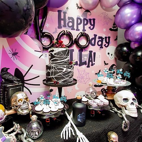 Miniatura 213 de 24 piezas de decoración de cupcakes temáticos de Halloween, espeluznante abucheo, fantasma, bruja, araña, murciélago, cupcakes, calabaza, rasgo