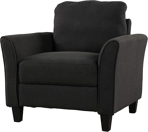 Miniatura 5 de Merax Juego de sofá de 3 piezas, negro