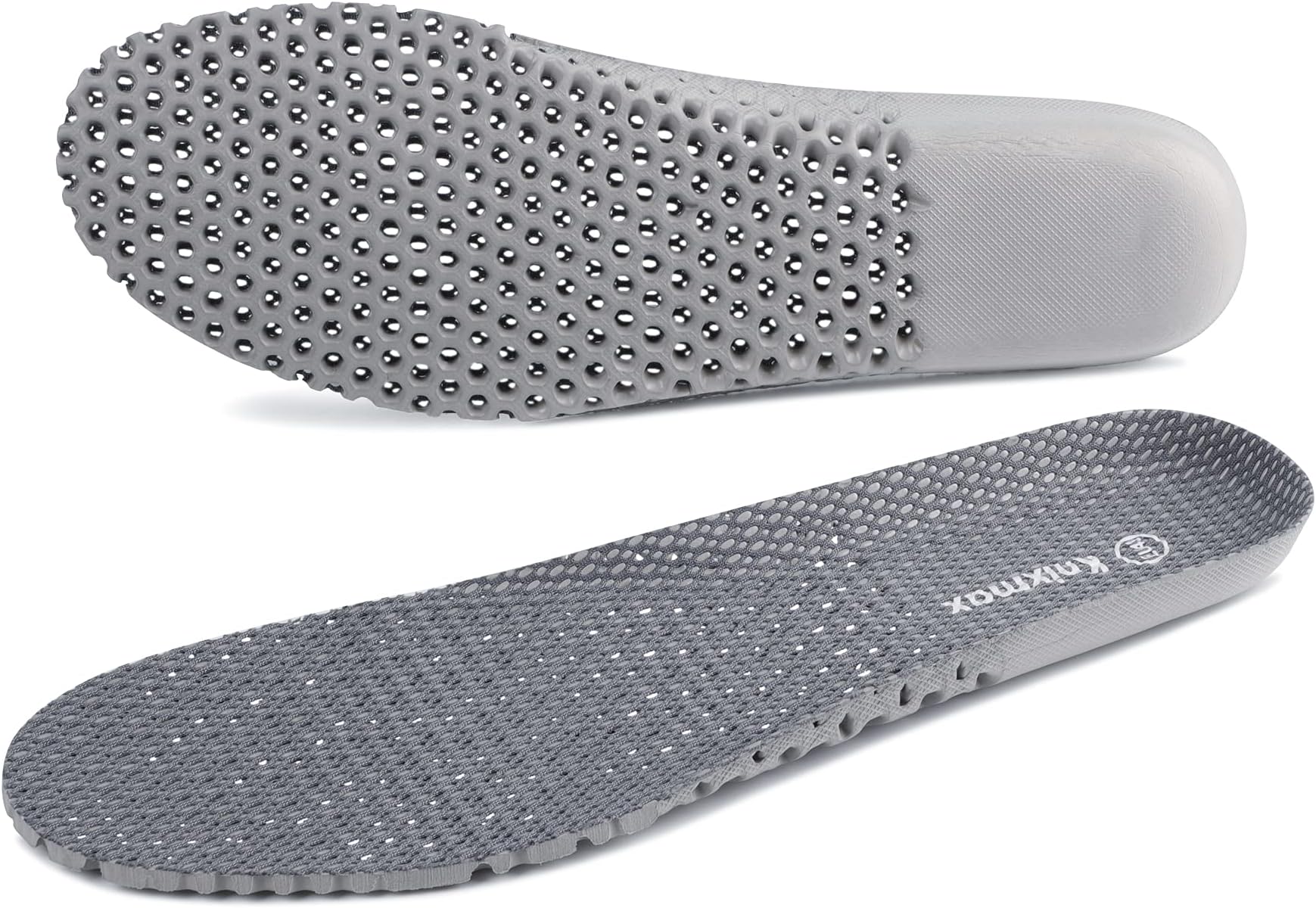 KnixmaxSports Arch Support Insoles for Men & Women - Breathable Cushioned Inserts with Shock Absorption, Running Walking Hiking Shoe Soles