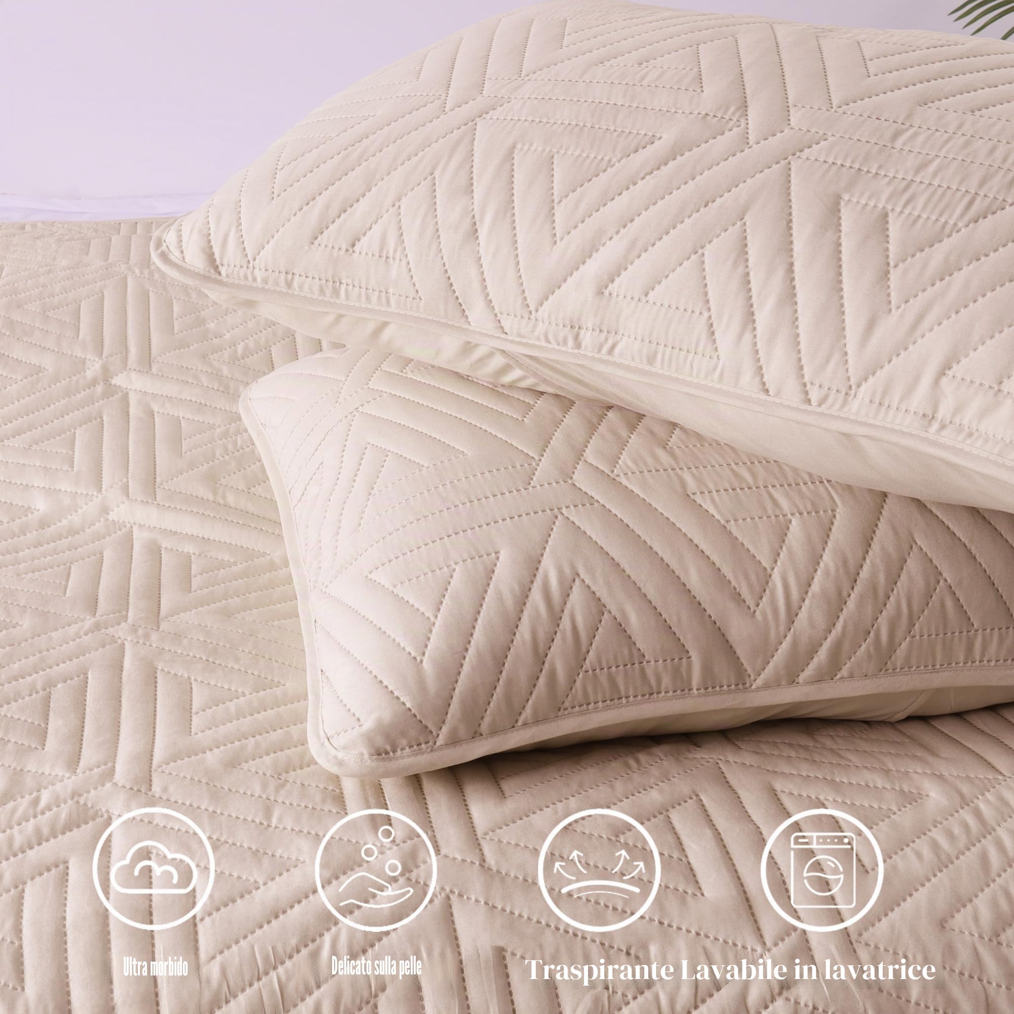Whale Flotilla Copriletto reversibile, 240 x 260 cm, in microfibra