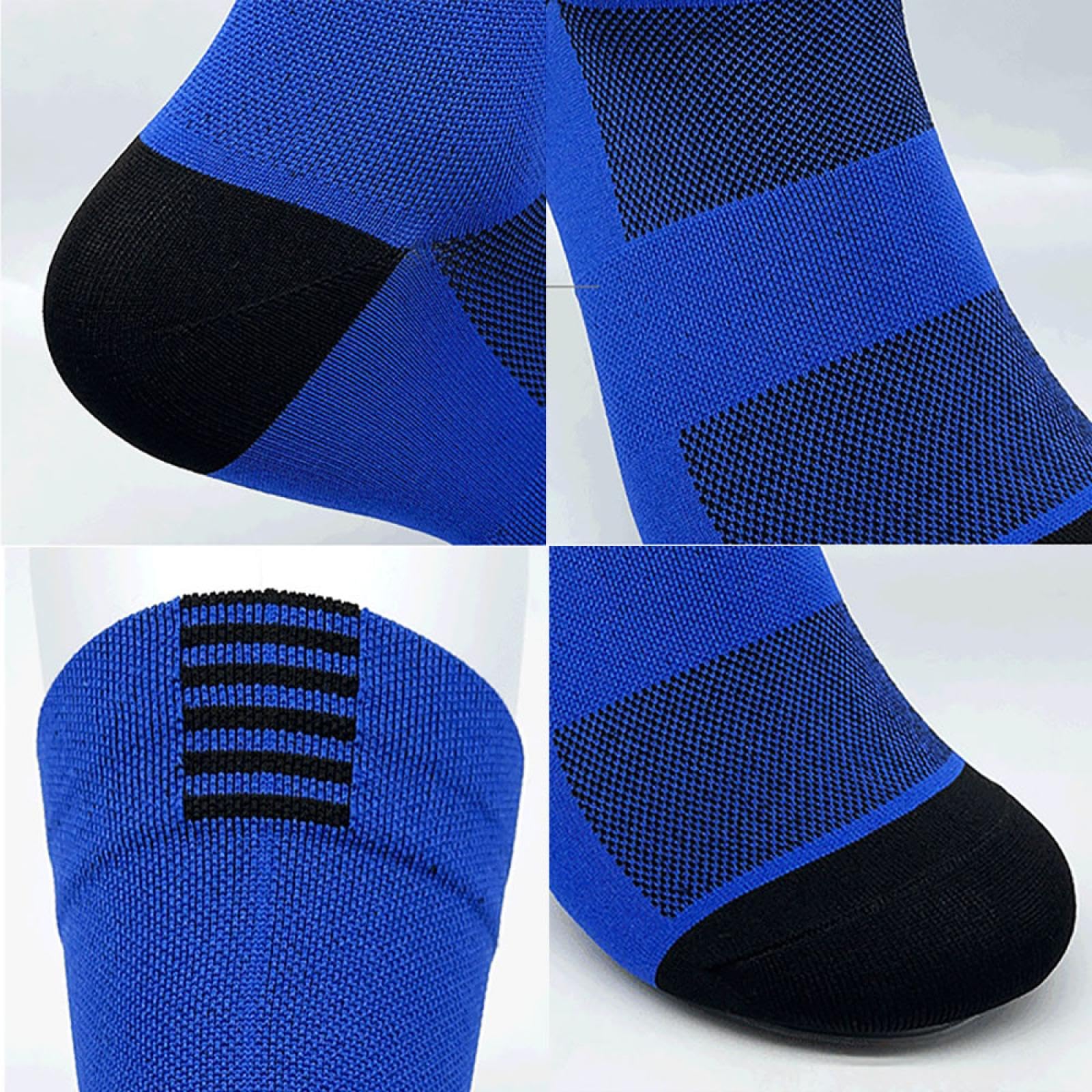 Chaussettes Sport Homme Femme Velo Route Confortable Soft Touch 4 Paires