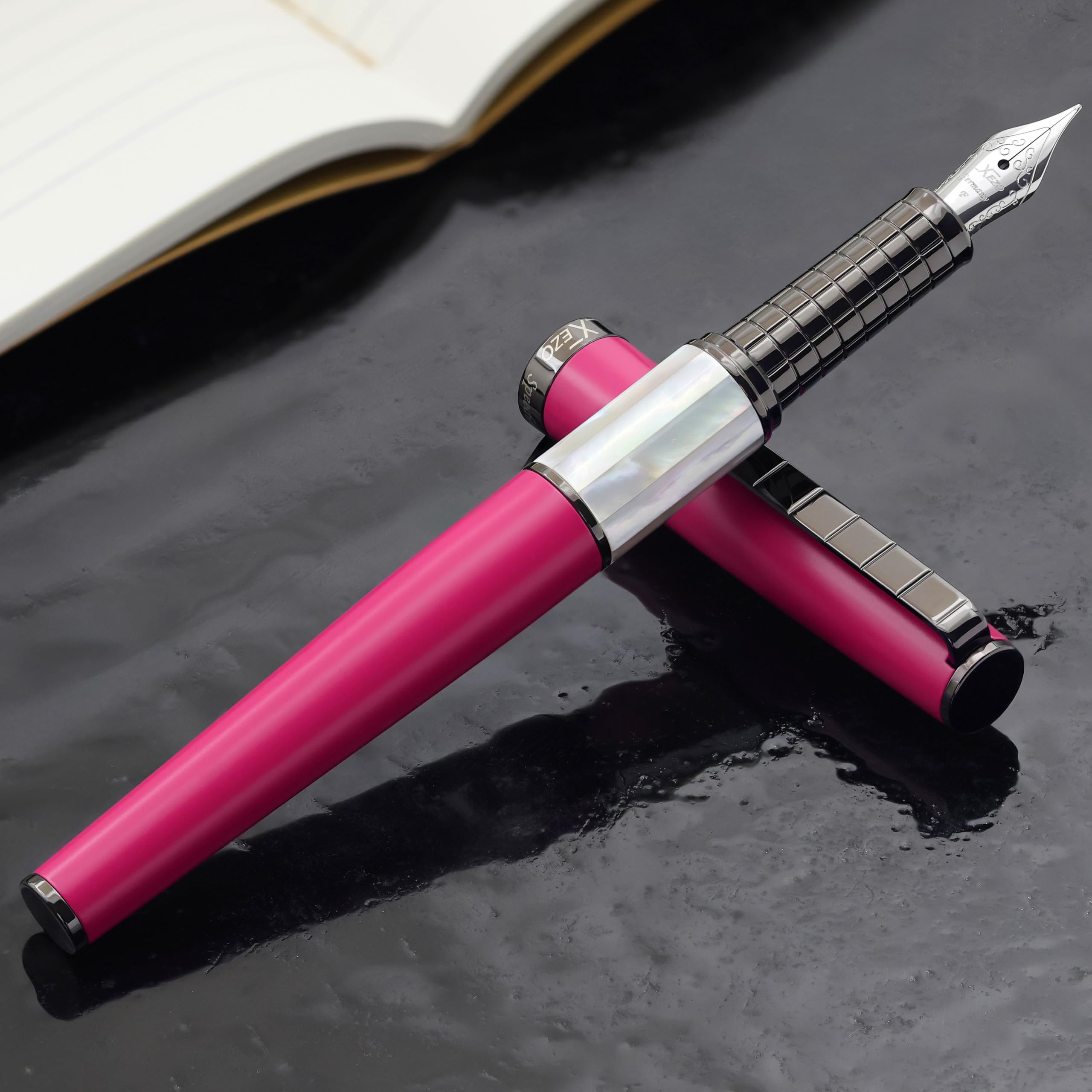 ［世界500本限定］Xezo マエストロ　マザーオブパール　 万年筆 XEZO】Maestro Black Mother of Pearl 万年筆を開封レビュー