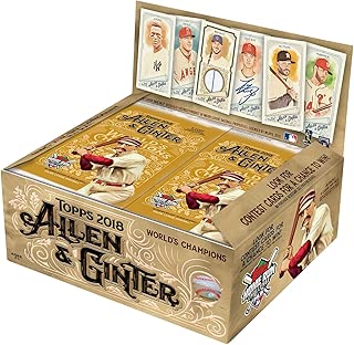 2018 Topps Allen and Ginter Retail Edition Factory Sealed 24 Pack Box - Baseball Complete Sets - coolthings.us