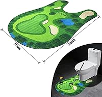 Vista 5 de Juego de golf de inodoro, mini golf que se puede jugar en el baño, maravilloso tiempo para el baño, regalos de broma, divertido regalo de elefante