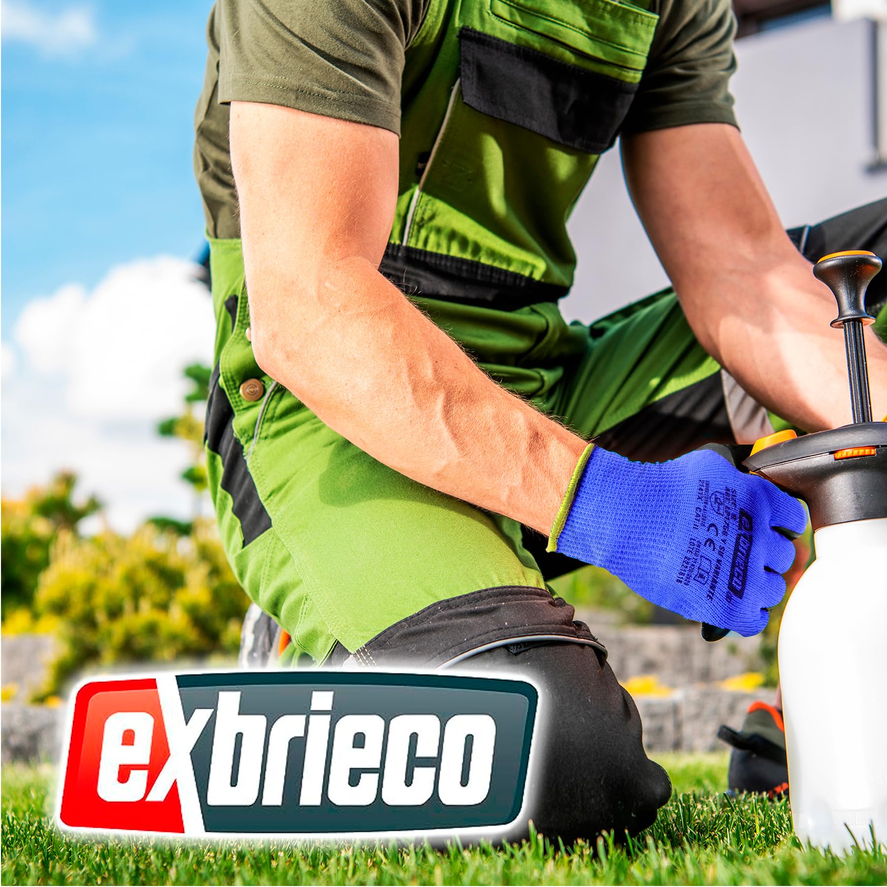 Exbrieco, 12, 6 Ou 3 Paires, Gants De Protection, Gants De