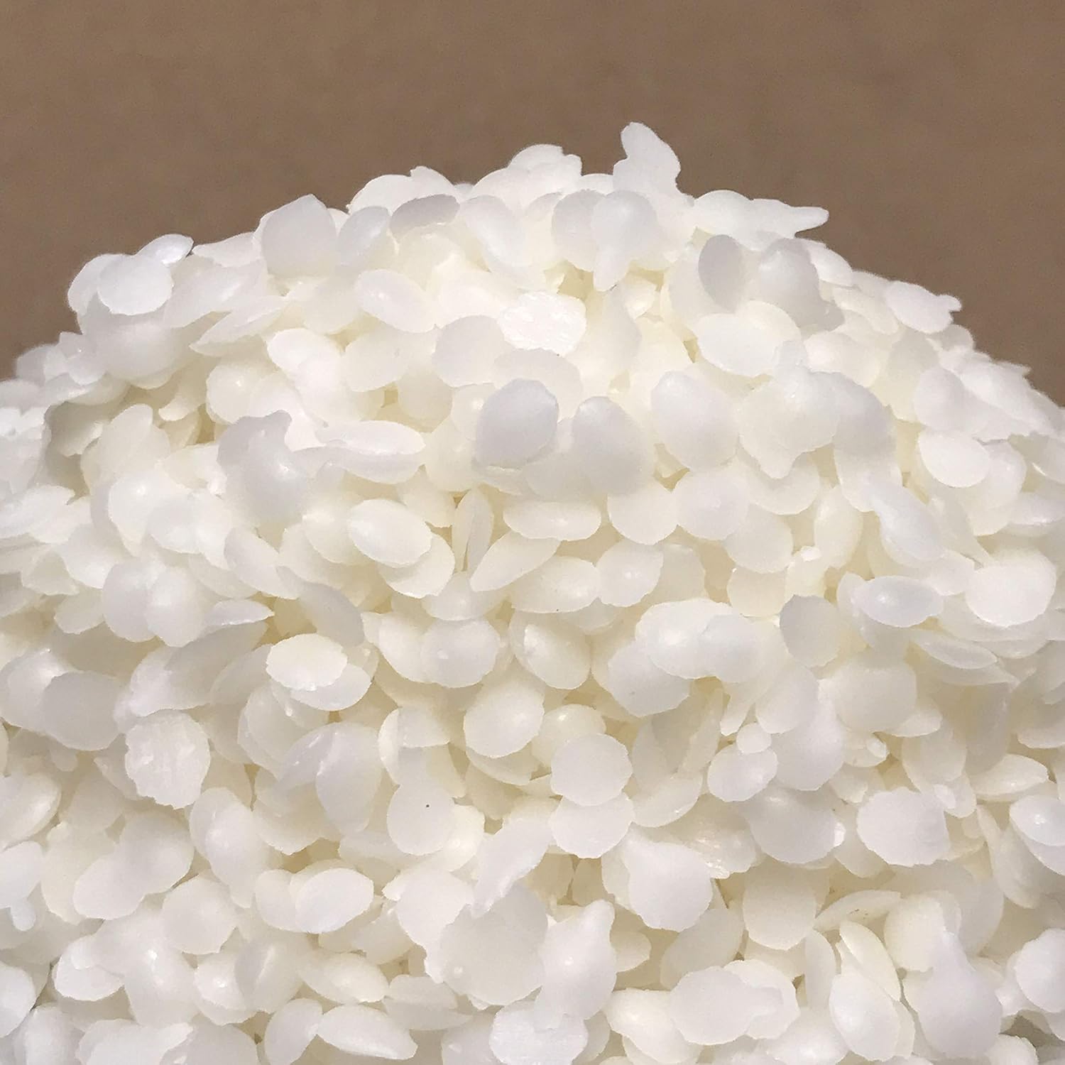 B and Q 3 LB Pure Natural White Beeswax Pellets for Candle Making, Triple Filtered, Cosmetic Grade (White, 3 LB)