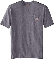 Vista 5 de Carhartt Camiseta de manga corta pesada con bolsillo para hombre