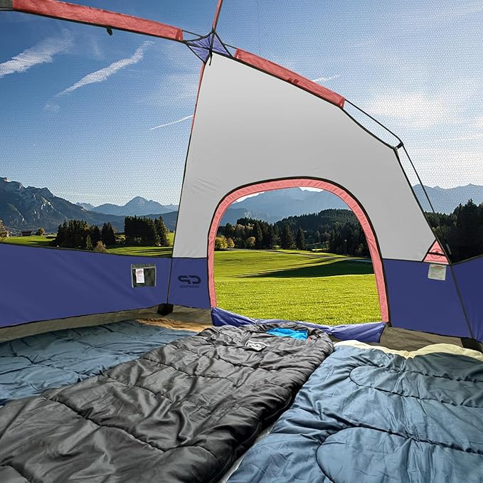 Carpa Camping 4 Personas CAMPROS CP Impermeable Doble Capa miniatura 3