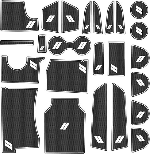 Se adapta a Dodge Charger Accessories 2015-2023, portavasos, consola central, cambiador de cambios, almohadilla de bolsillo interior de puerta