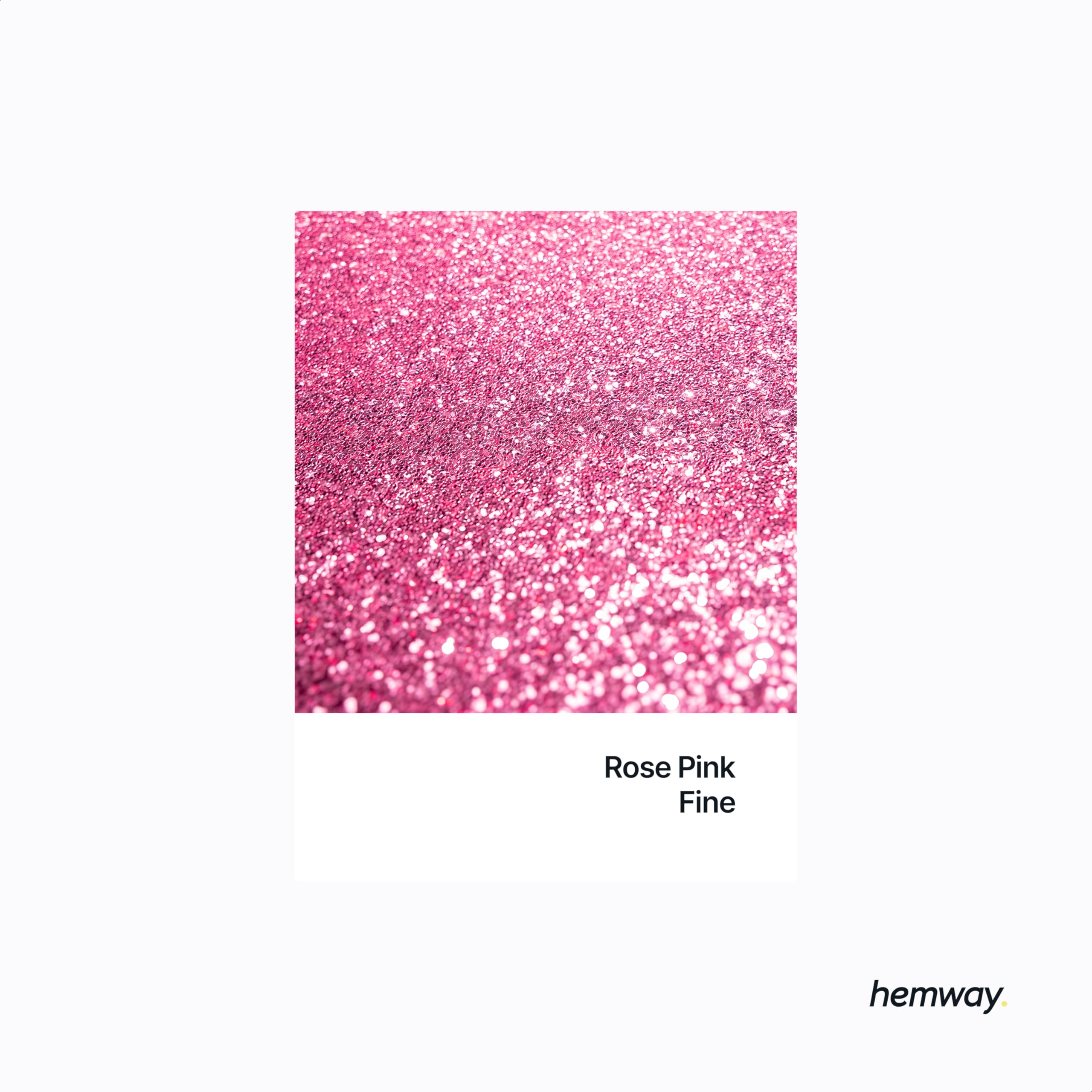 Rose Pink Glitter Shaker, 130g Fine Glitter, Crafts 1/64" Metallic Flake Rose Pink Sequins, Resin & Epoxy Crafts, Decorating - Image 2