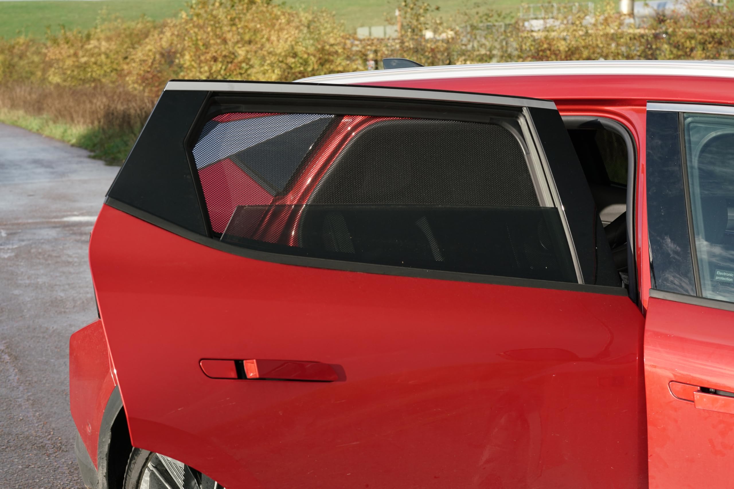 Set de Car Shades (Portes arrières) Compatible avec Renault Scénic E-Tech 2024- (2-pièces) Pare-Soleil sur Mesure pour Voiture