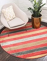 Vista 20 de Unique Loom Fars Collection - Alfombra de área - Monterey (2' 2" x 3' 1" Rectángulo, Marrón/Crema)