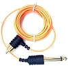 Element Tattoo Supply - Tattoo RCA Cord Orange Angle Lightweight 6 Ft Ultra Thin Flexible Cable for Tattoo Machines