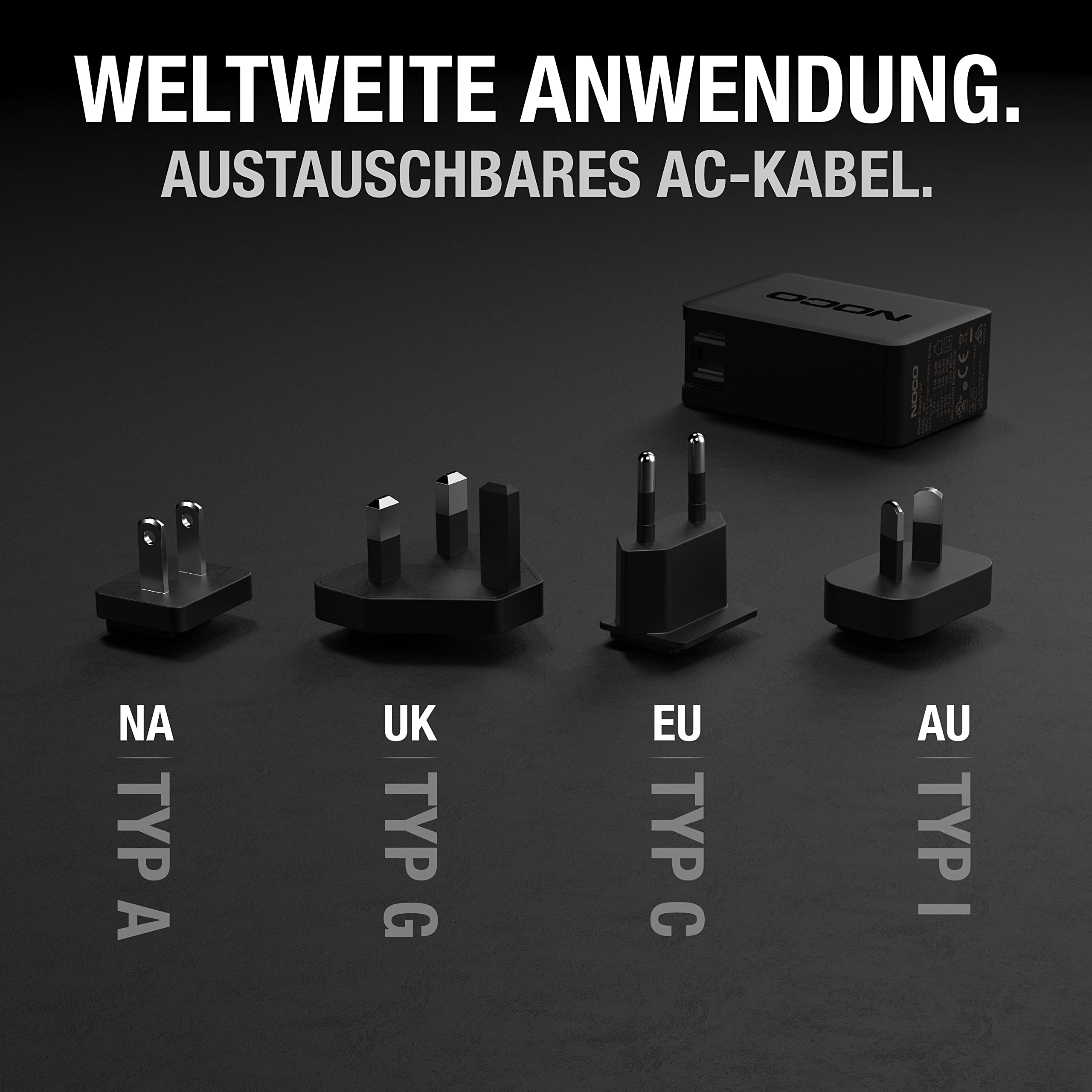NOCO U65 65W Boost X USB-C Schnellladegerät für GBX45, GBX55, GBX75 und GBX155 UltraSafe- Lithium Starthilfe, Plus MacBook, iPad, iPhone, Galaxy, Dell, Note, Pixel, Lenovo, HP, Switch, und mehr