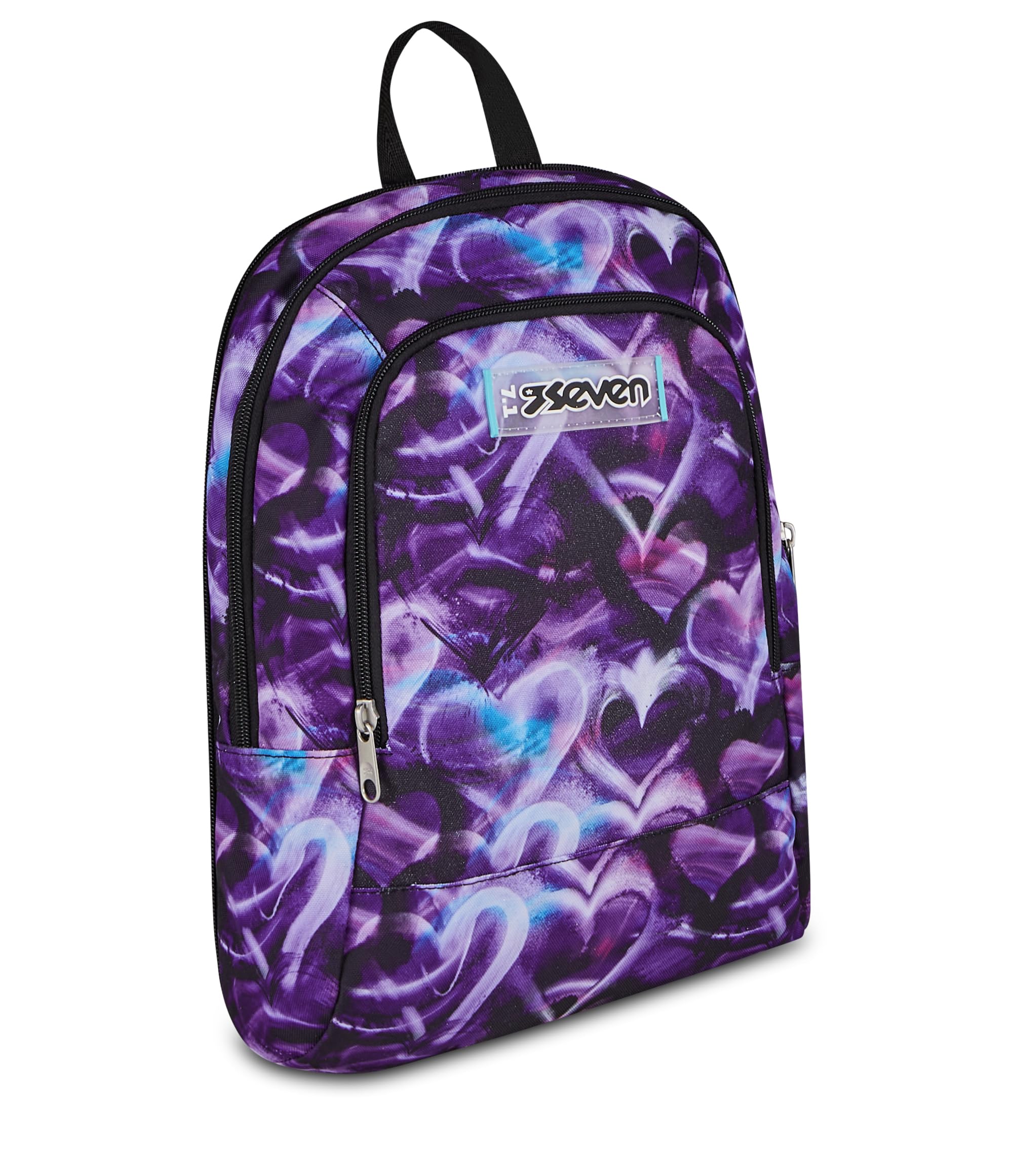 Seven Trolley Scuola Jack 8 Ruote Detach LOVEPASS, Viola, 43 L, Scomponibile, Zainetto staccabile, 4 in 1, Cross-over System, Tasche multifunzione, Scuola elementare e media, Bambina, Ragazza