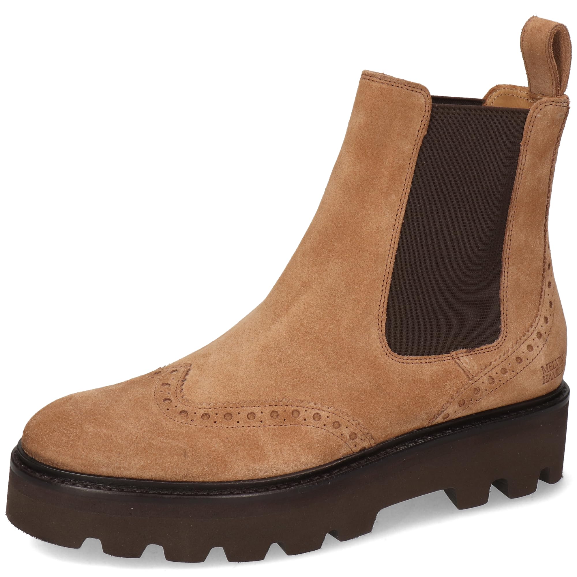 Melvin & Hamilton Women's Sally 112 Chelsea Boot, Brown, 5 UK