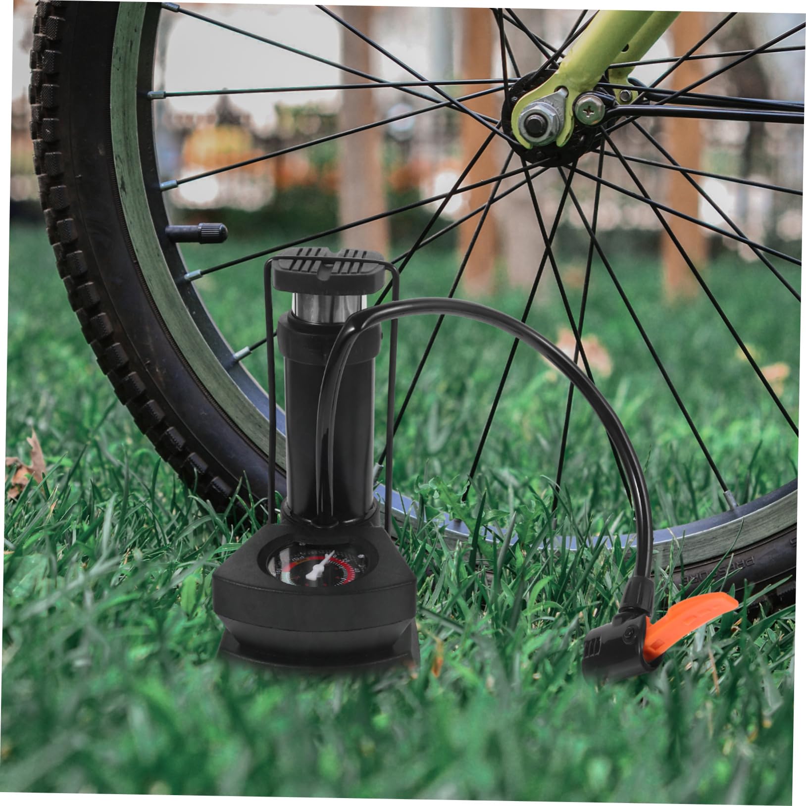 3 Pz pompa ad aria portatile gonfiatore portatile pompa aria portatile bicicletta accessori per auto fornitura di pneumatici pompa bici ad alta pressione verticale pompa a pedale