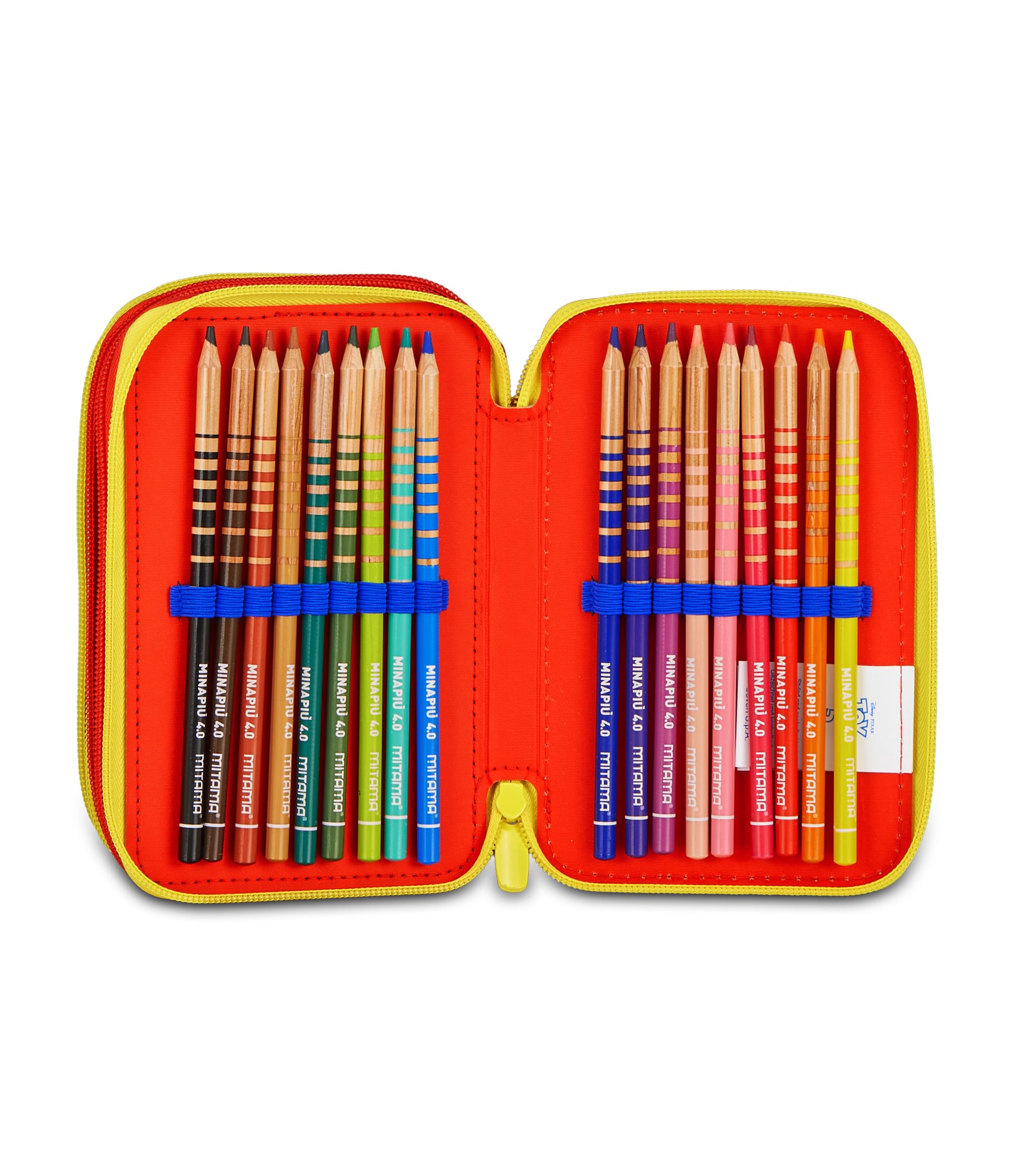 Seven Astuccio Toy Story 3 Zip, Triplo Scomparto, Completo di Matite, Pennarelli, Colori, Accessori Zaino, Elementari, Medie, Superiori, Blue Deep, Bambine e Ragazze, rosa