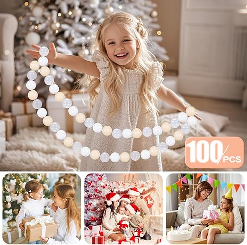 Miniatura 117 de GOGOSO 100 bolas de plástico para bebés y niñas pequeñas para casa de juegos, piscina para bebés, centros de diversión, para bebés, niños, niños 100