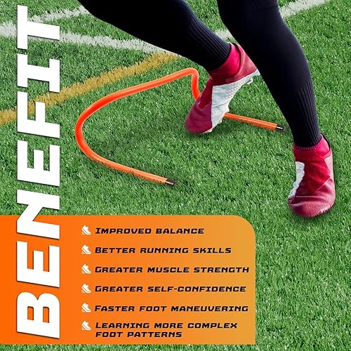 Miniatura 6 de Yes4All Agility Speed Training Agility - Paquete de 5 unidades - Equipo de entrenamiento de velocidad y agilidad para fútbol, baloncesto, fútbol