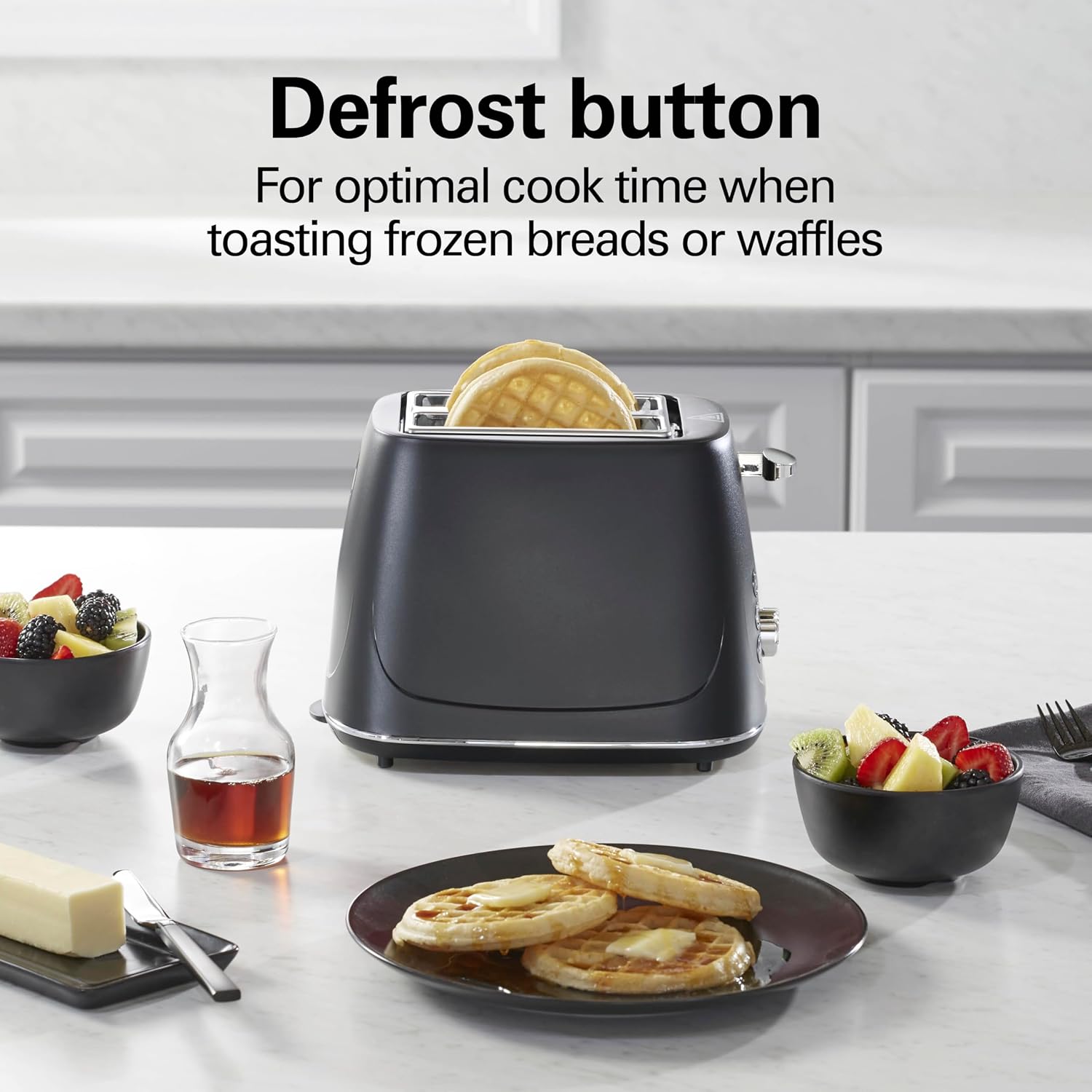 Hamilton Beach 2 Slice Toaster With Bagel, Defrost & Cancel Buttons