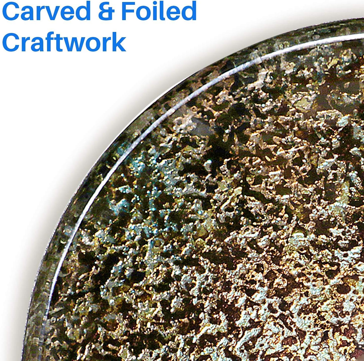 Top Rated Enbol Artistic Vessel Sink Bathroom Tempered Glass Vanity Bowl Above Counter with Mounting Ring and Pop up Drain EGS-L9104