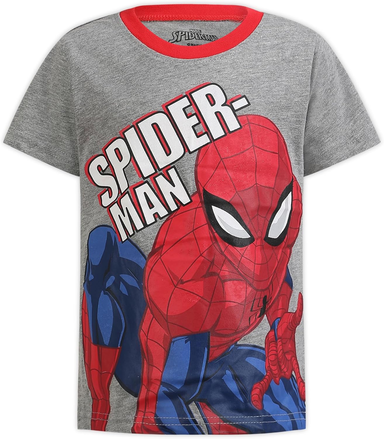 Marvel Spider-Man Boys Zip Up Hoodie, T-Shirt, and Pants Set for Toddlers and Big Kids - Image 2