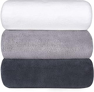 DIAOJIA Microfiber Bath Towels 3 Pack